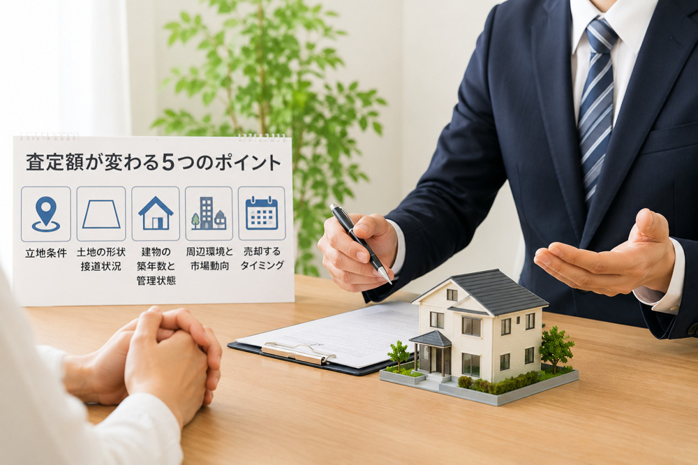 長野市で不動産を売却するなら知っておきたい査定額が変わる5つのポイント｜不動産査定の基礎知識の画像