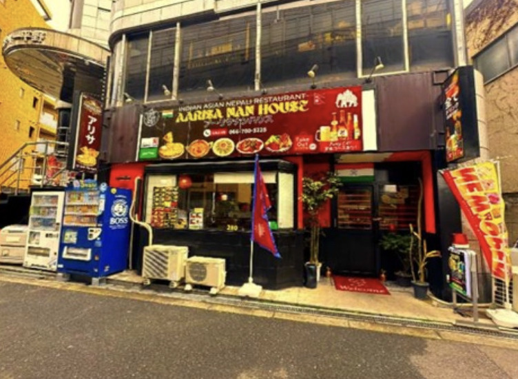 平野駅前！1階路面店舗！インド料理居抜！約18.6坪！の画像