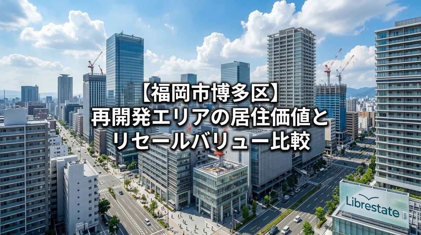 【福岡市博多区】再開発で激変する居住価値と売却相場動向の画像