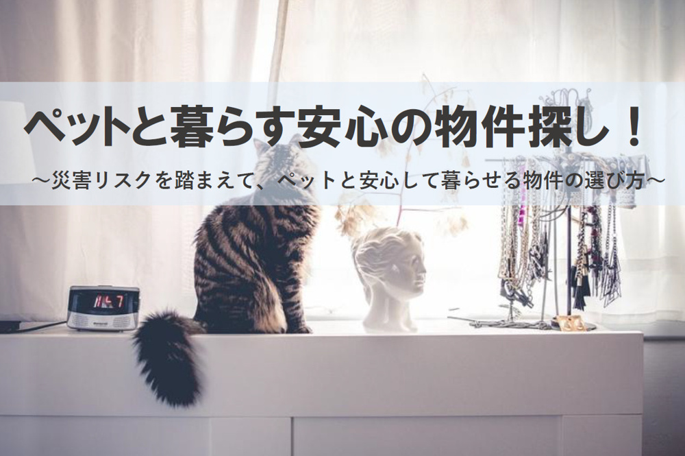 ペットと暮らす安心の物件探し！災害リスクを踏まえた安全な選び方の画像