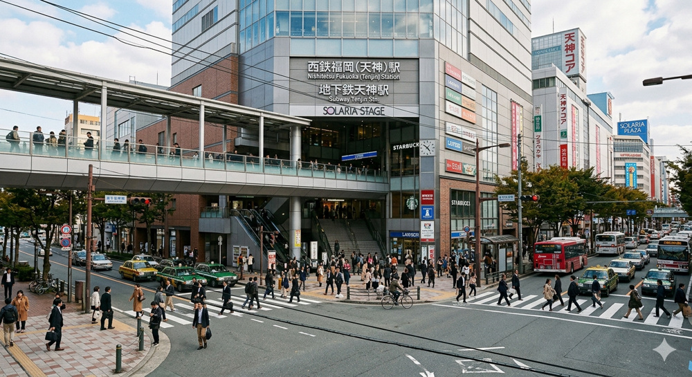 【天神駅周辺の住みやすさ徹底解説】ファミリー・2人入居・一人暮らし別の魅力をプロが紐解く！アクセスや賃貸・周辺環境・マンション最新事情の画像