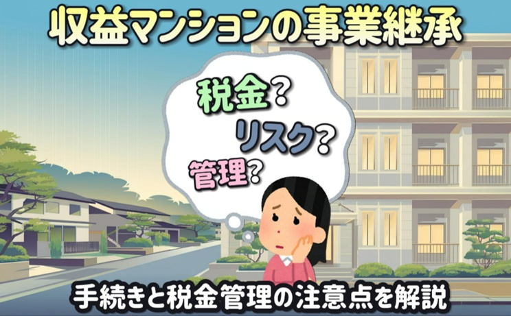 収益マンションの事業継承は大丈夫？手続きと税金管理の注意点を解説の画像