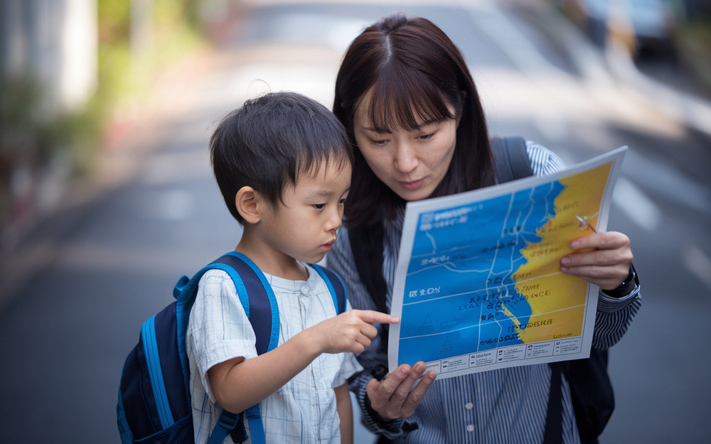 川崎区の子どもを守る防災教育！高潮津波マップ活用で通学路の安全を確認の画像