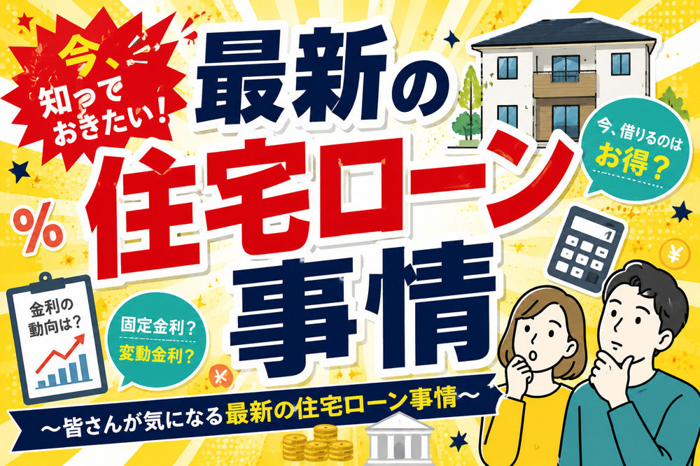 ～皆さんが気になる最新の住宅ローン事情～の画像