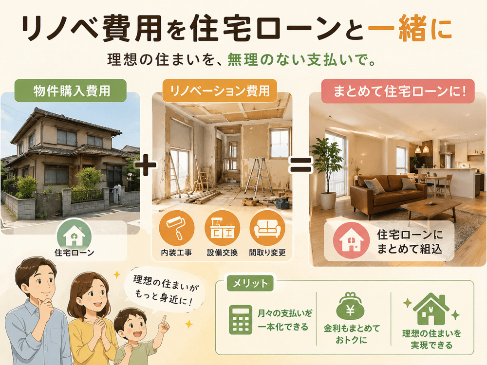 Vol.356  リノベ費用を住宅ローンに組み込む方法の画像