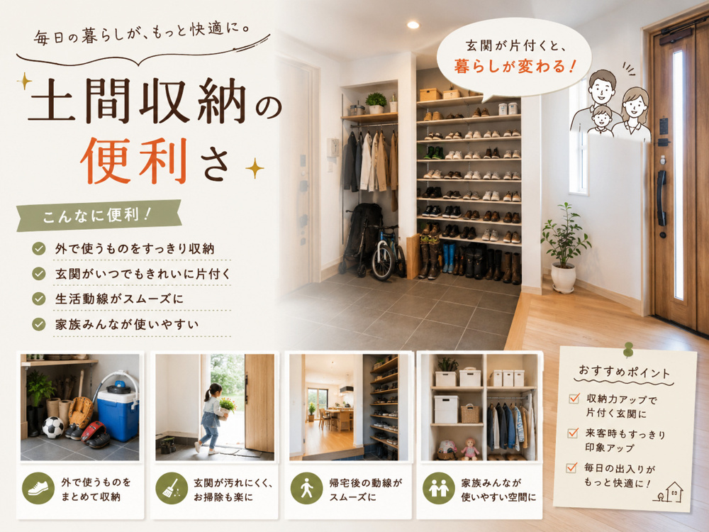Vol.359  すっきり収納できる土間収納の作り方の画像