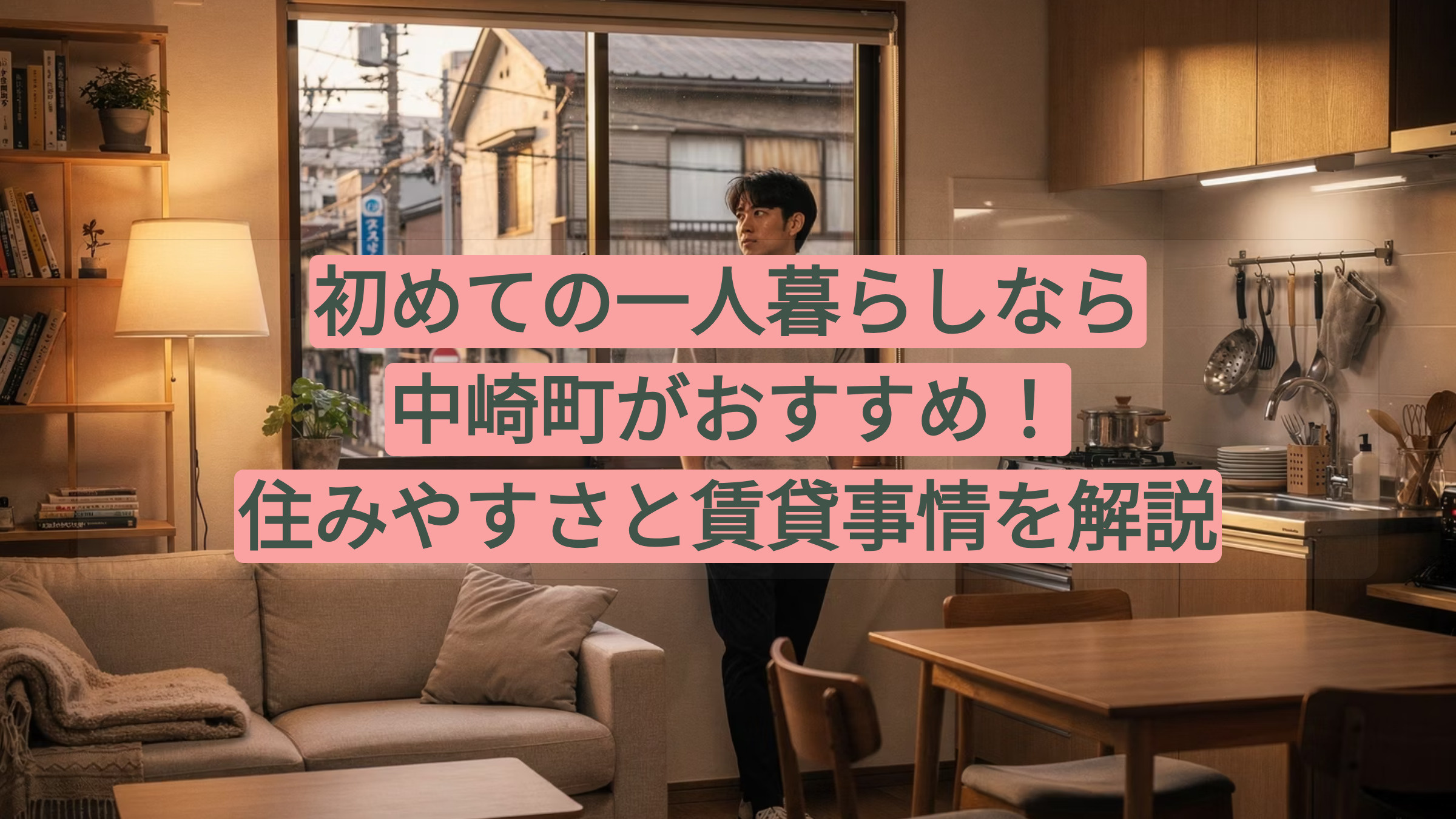 初めての一人暮らしなら中崎町がおすすめ！住みやすさと賃貸事情を解説の画像