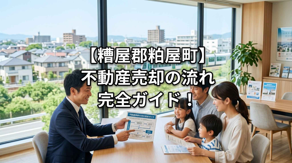 【糟屋郡粕屋町】不動産売却の流れ完全ガイド！失敗を防ぐ実務手順の画像