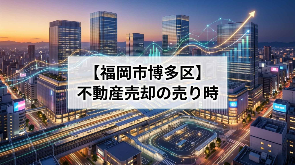 【福岡市博多区】不動産売却・再開発データで紐解く売り時の画像