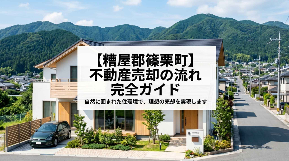 【糟屋郡篠栗町】不動産売却の流れ｜査定〜引き渡し完全ガイドの画像