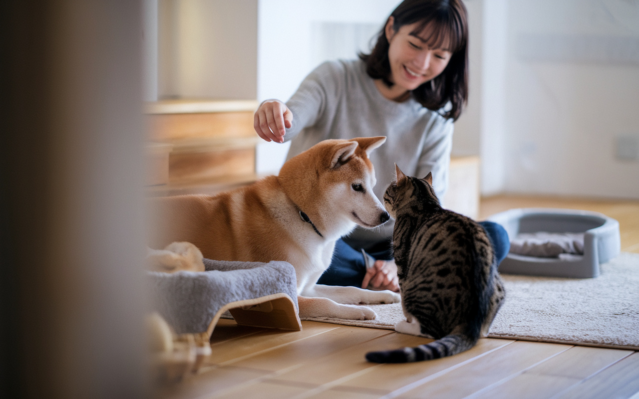 ペットと暮らす家の間取りや工夫は？一戸建てやマンションで犬猫と快適に暮らすコツの画像