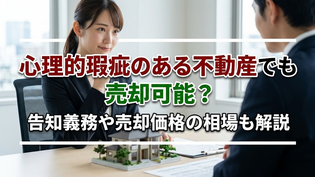 心理的瑕疵のある不動産でも売却可能？告知義務や売却価格の相場も解説の画像