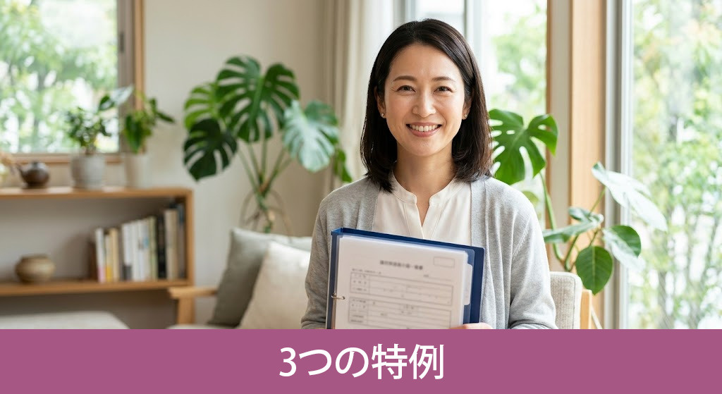 確定申告で知っておくべき3つの特例