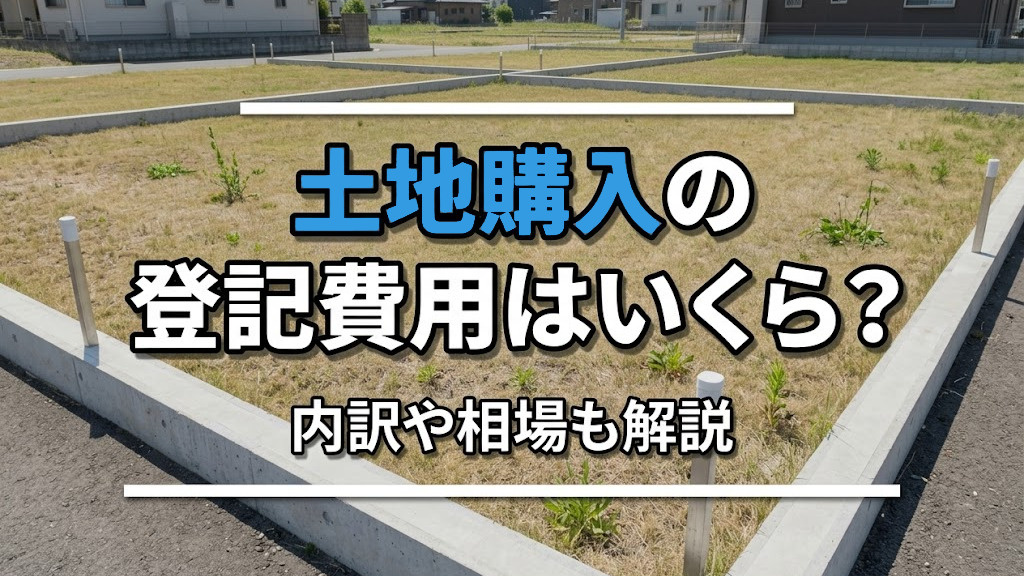 土地購入の登記費用はいくら？内訳や相場も解説の画像