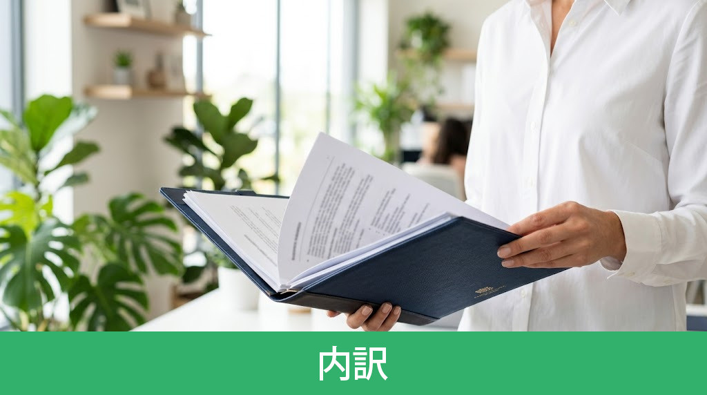 登記費用を構成する主な内訳