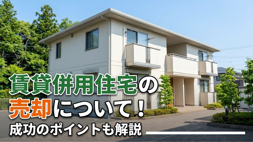 賃貸併用住宅の売却について！成功のポイントも解説の画像