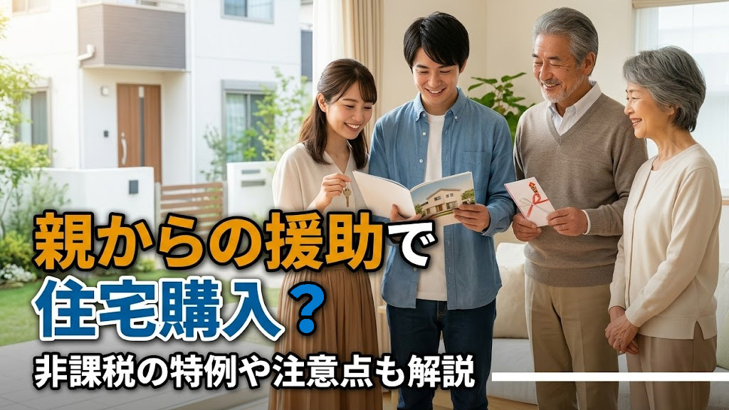 親からの援助で住宅購入？非課税の特例や注意点も解説の画像