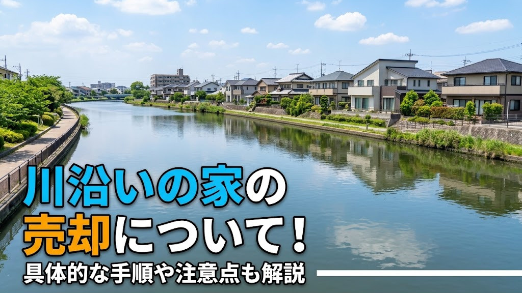 川沿いの家の売却について！具体的な手順や注意点も解説の画像