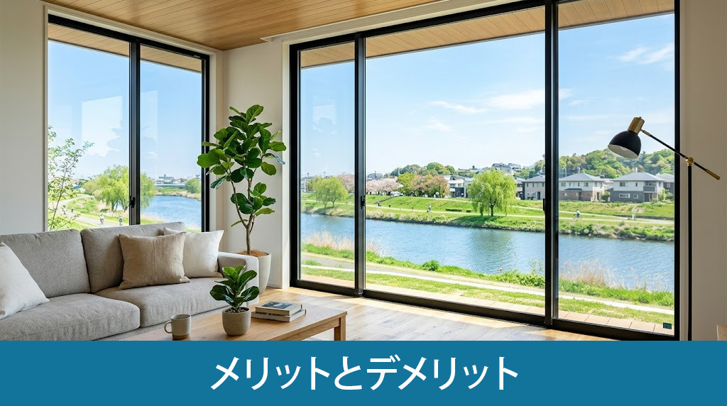 川沿いの家のメリットとデメリット