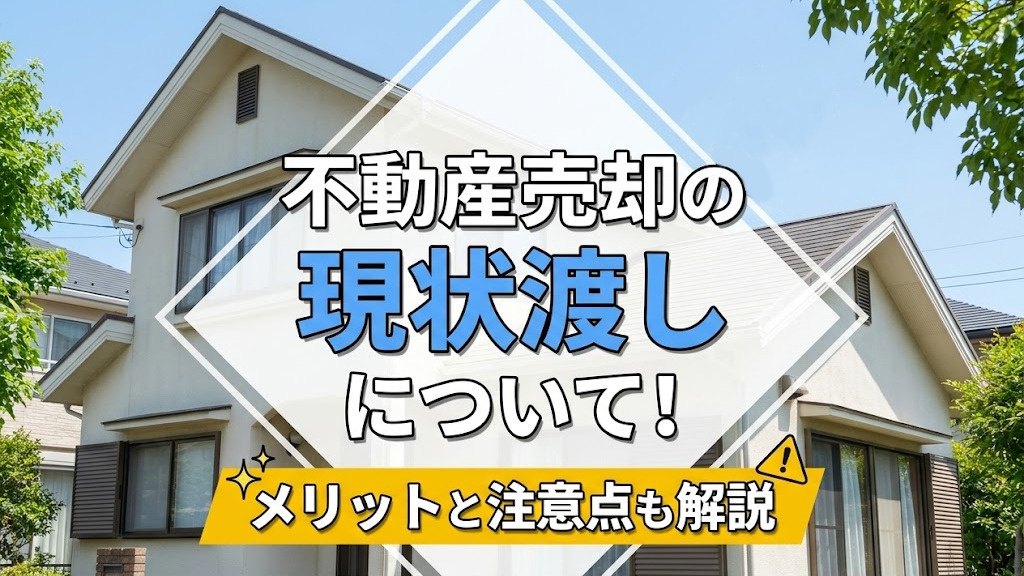 不動産売却の現状渡しについて！メリットと注意点も解説の画像