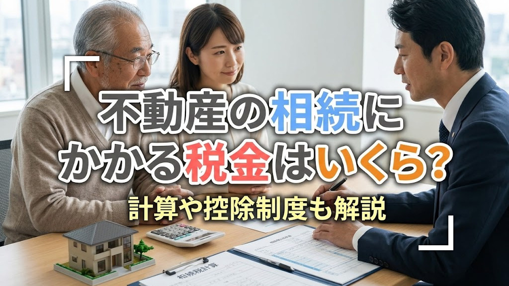 不動産の相続にかかる税金はいくら？計算や控除制度も解説