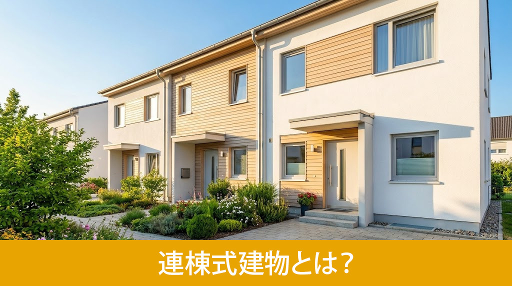 連棟式建物とは？