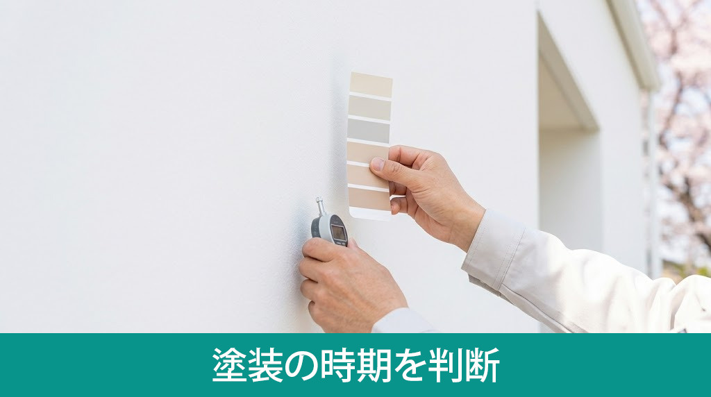 季節だけでなく築年数から塗装の時期を判断