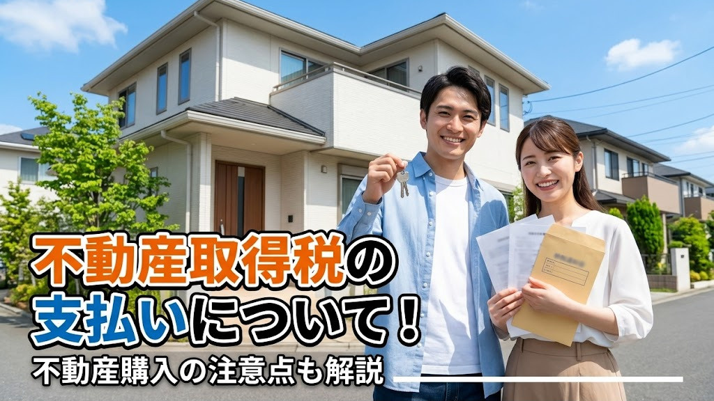 【2026年最新版】不動産取得税の支払いについて！不動産購入の注意点も解説|福岡県版|建売ナビの画像