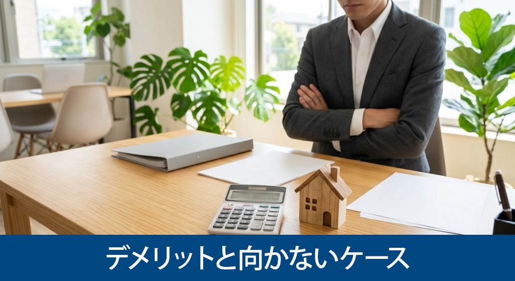 不動産買取のデメリットと向かないケース