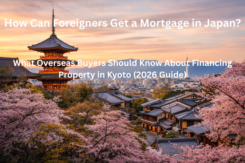 How Can Foreigners Get a Mortgage in Japan? What Overseas Buyers Should Know About Financing Property in Kyoto (2026 Guide)の画像