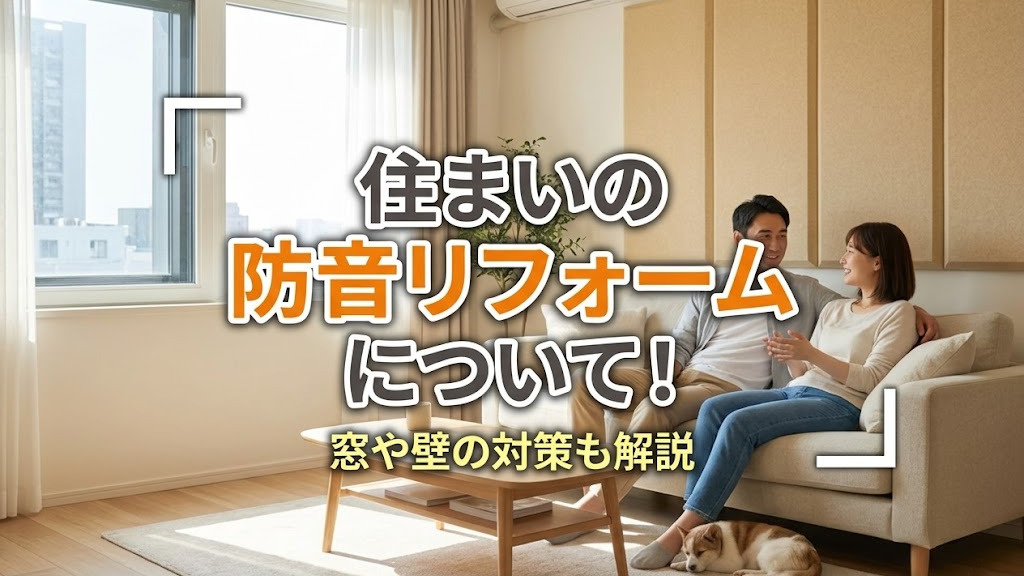住まいの防音リフォームについて！窓や壁の対策も解説の画像