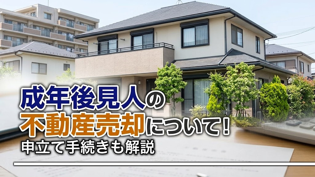 成年後見人の不動産売却について！申立て手続きも解説の画像