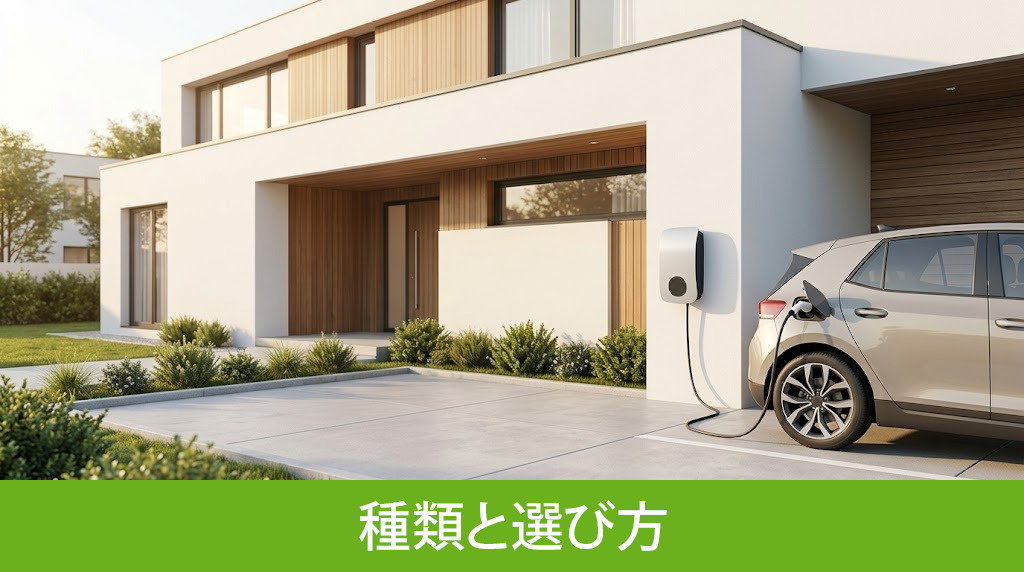 一戸建てに最適なEV充電器の種類と選び方