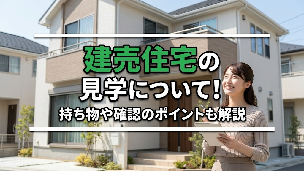 建売住宅の見学について！持ち物や確認のポイントも解説の画像