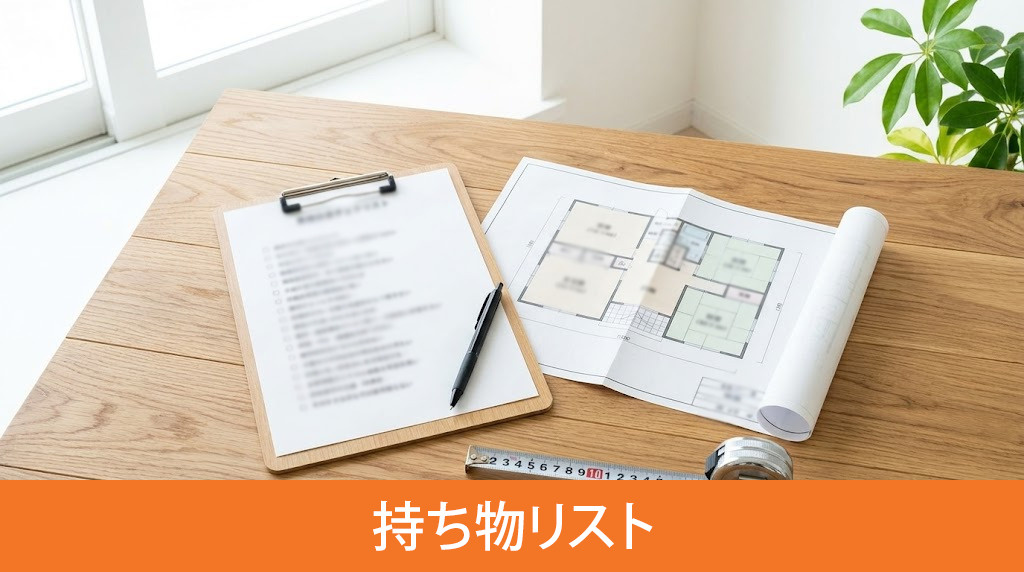 建売住宅の見学会で必須の持ち物リスト