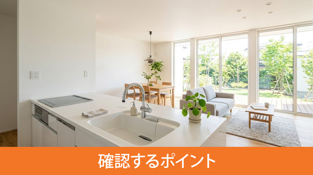 室内や水回りの見学時に確認するポイント