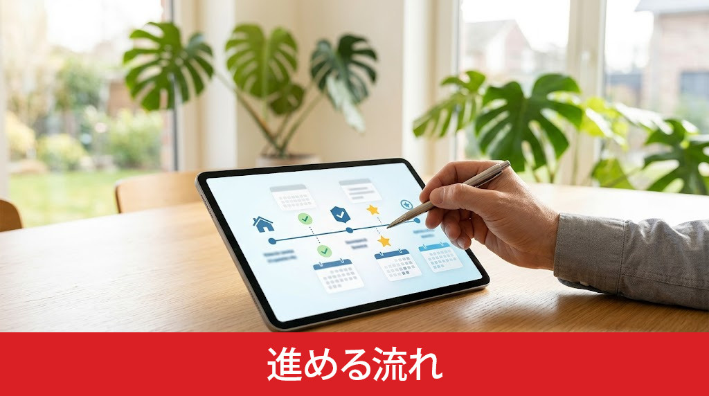 1500万万の新築をスムーズに進める流れ