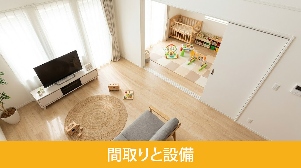 赤ちゃんと暮らす物件選び！間取りと設備