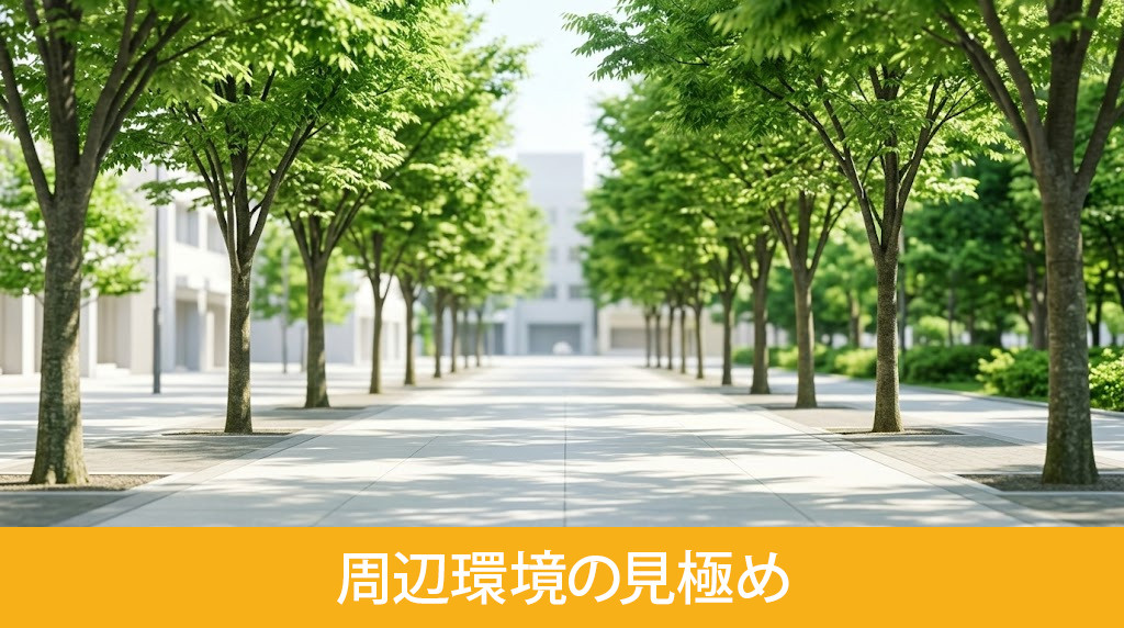 赤ちゃんと暮らしやすい周辺環境の見極め