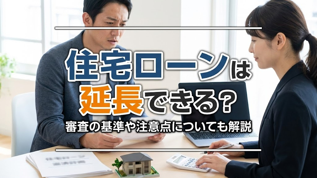 住宅ローンは延長できる？審査の基準や注意点についても解説の画像