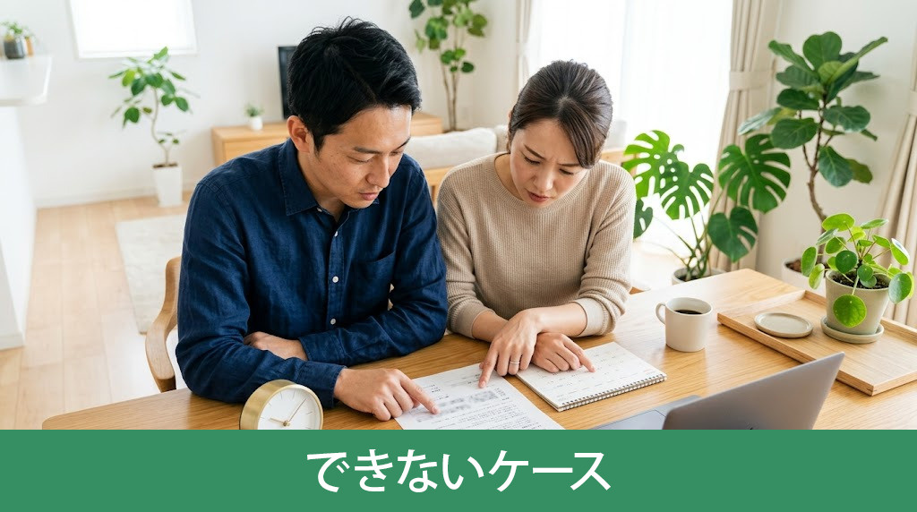 住宅ローンの返済期間延長ができないケース