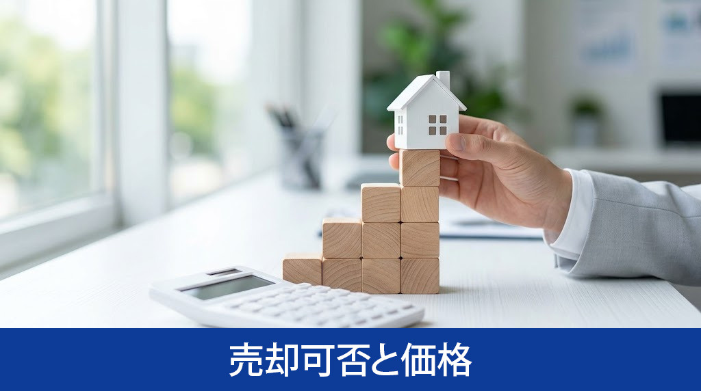 進捗で変わる売却可否と価格