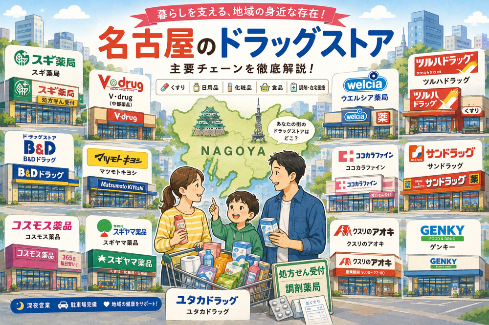 スーパーより便利？名古屋に展開するドラッグストアチェーンの画像