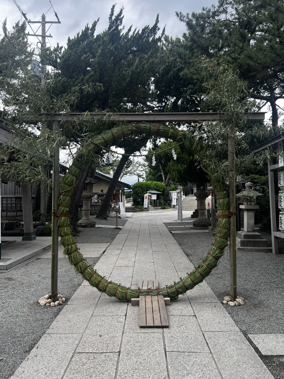 茅の輪くぐり＠森戸神社の画像