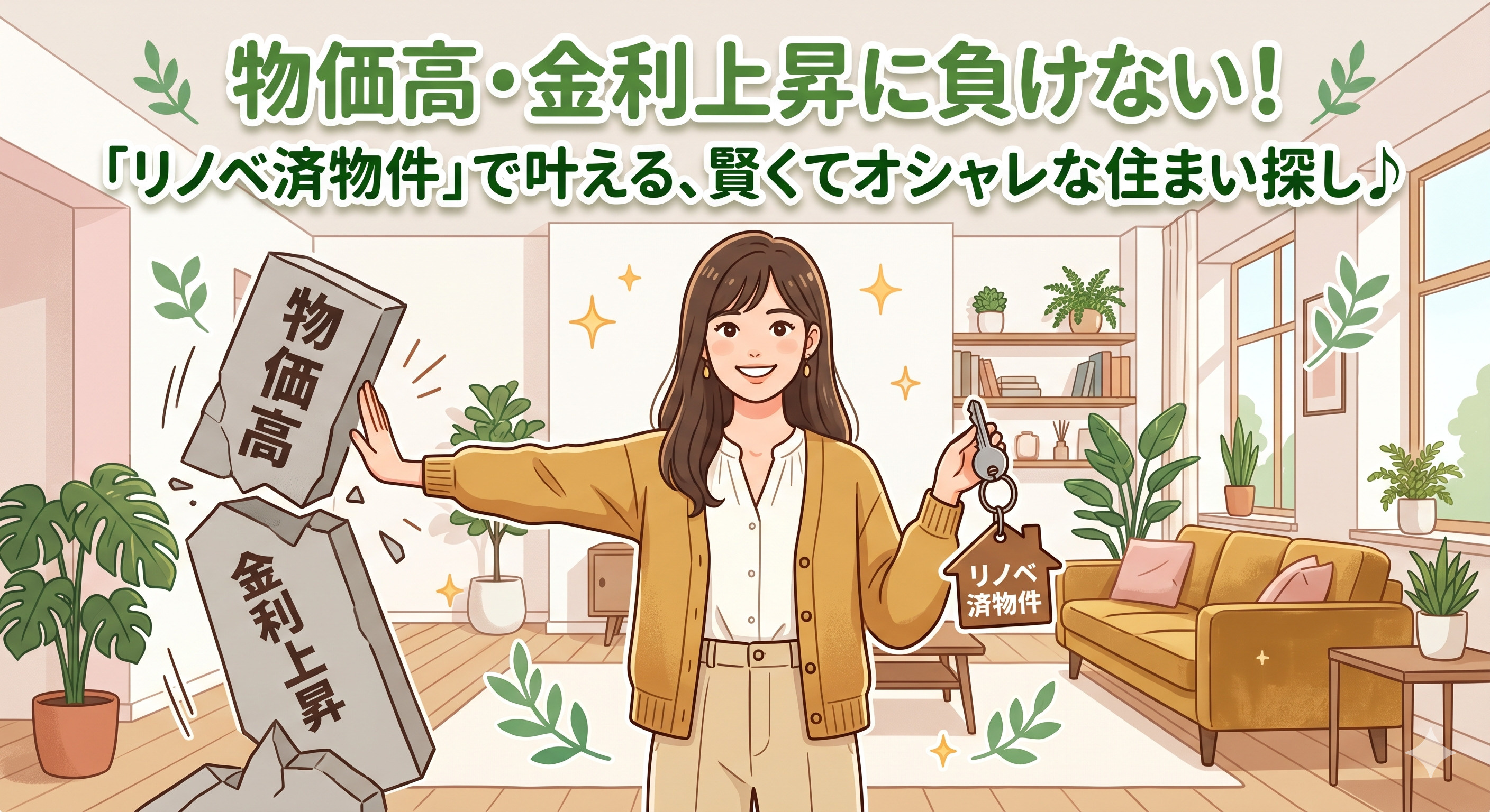 新築じゃなきゃダメ?物価高&金利上昇時代を乗り切る「リノベ済物件」という選択の画像