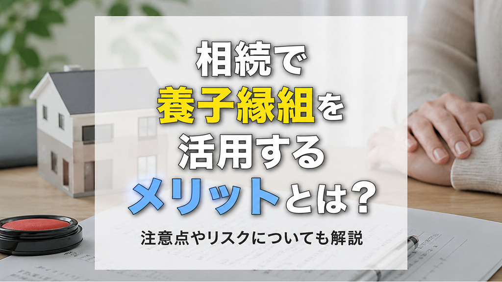 相続で養子縁組を活用するメリットとは？注意点やリスクについても解説の画像