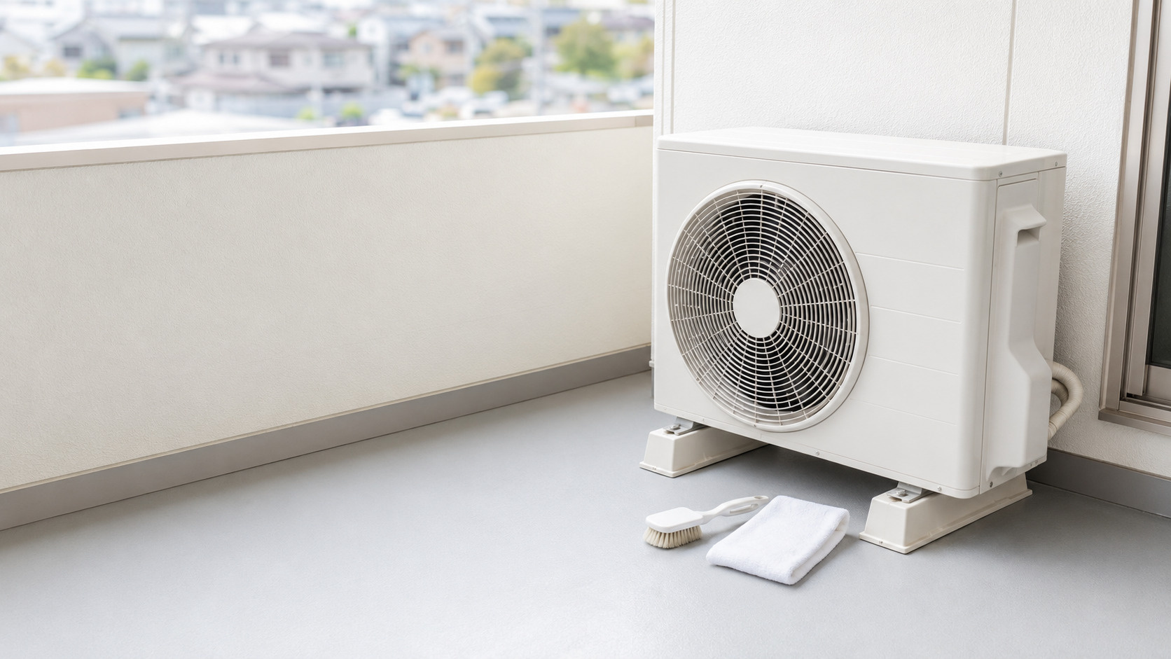 エアコン室外機の掃除は必要？頻度や方法についても解説