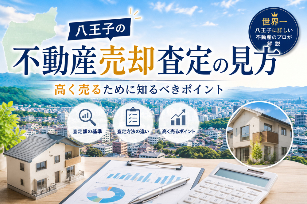 八王子の不動産売却査定の見方｜高く売るために知るべきポイントの画像