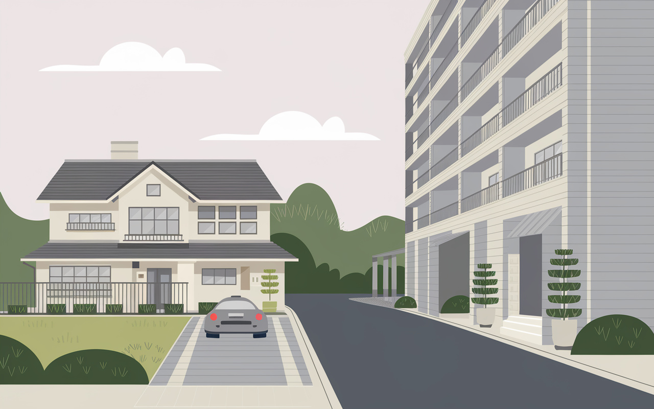 持ち家で戸建てかマンションか迷う？それぞれのメリットを比較し最適な選び方を解説の画像