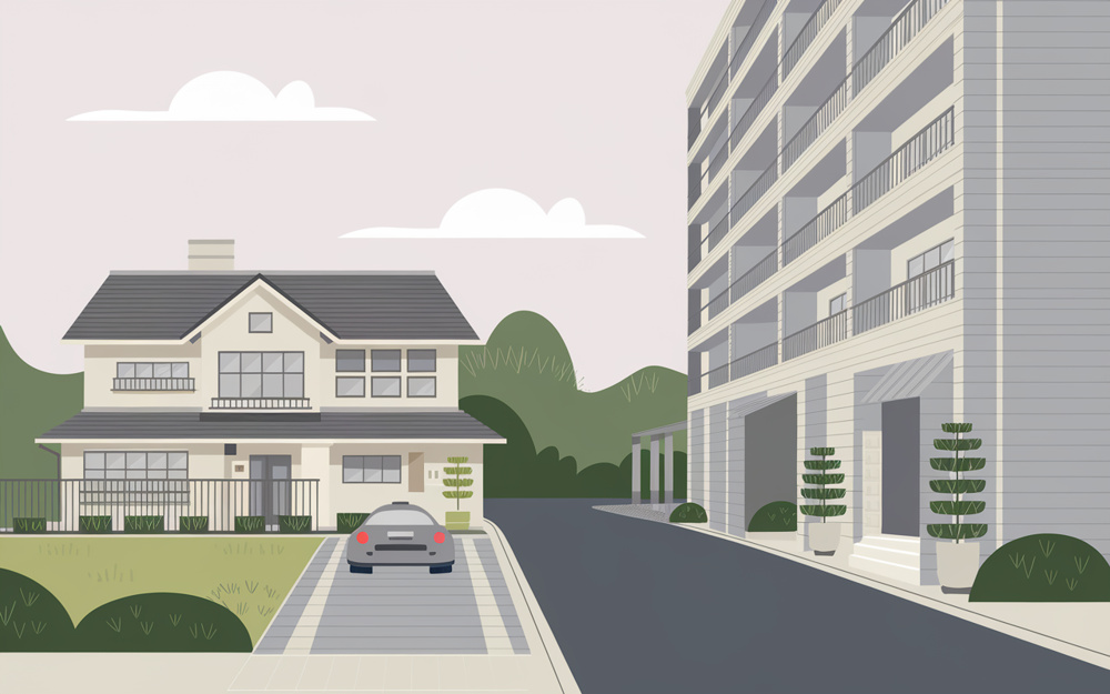 持ち家で戸建てかマンションか迷う？それぞれのメリットを比較し最適な選び方を解説の画像